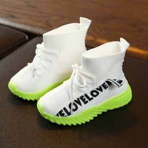 Kid Toddler Infant Baby Boys Girls Mesh Boots Sport Shoes Sneakers Breathable US