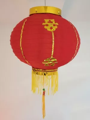 4 Rote Lampions Original Aus China  25 Cm - Für Drinnen Und Draussen • 19.90€