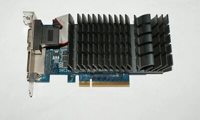 Asus NVIDIA GT710 2GB Silent PCIE VGA/DVI/HDMI Low Profile Graphics Card - Image 1 of 3