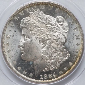 Morgan Dollar 1884-O PCGS MS-64 Deep Mirror Proof-Like! Old PCGS Rattler Slab! - Picture 1 of 4
