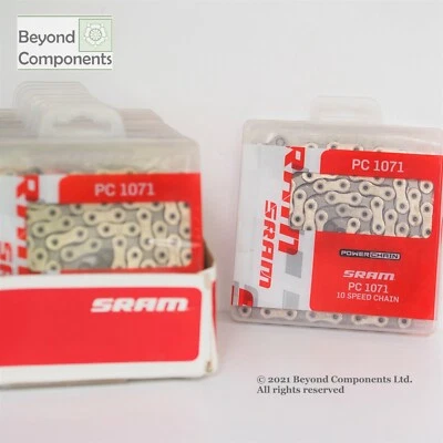 SRAM 10 Speed Chain Hollow Pin PC 1071 Retail Box Mountain MTB Road Bike chain - Image 1 of 4
