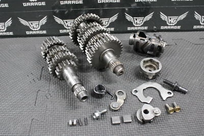 2007 YAMAHA YZ250F OEM TRANSMISSION TRANNY GEARBOX GEARS SHAFTS SHIFT HARDWARE - Image 1 of 4