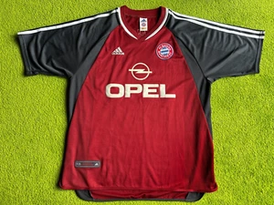Trikot Shirt Jersey Bayern München 1999 Jancker Adidas Opel rot ungetragen - Bild 1 von 16