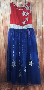 Authentisches Kinder Mädchen Halloween Kostüm amerikanisches Kleid - Bild 1 von 5