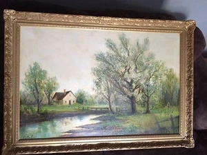 Jeremy Lettwill (1912- ?) Beautiful Impressionist landscape of a country cottage - Picture 1 of 5
