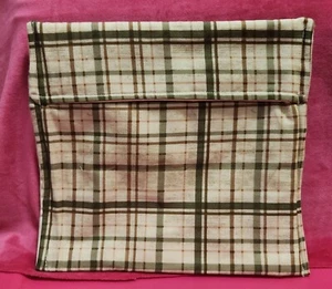 Handmade Microwavable Potato Bag Khaki Plaid - Picture 1 of 1