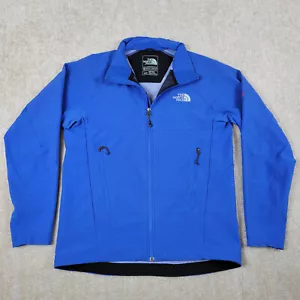 The North Face Summit Series Jacket Mens M Blue Full Zip Windbreaker Pertex - Picture 1 of 15