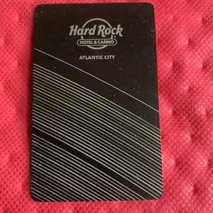 Hard Rock Hotel & Casino Black Room Key Card, Atlantic City Large Logo - Picture 1 of 2