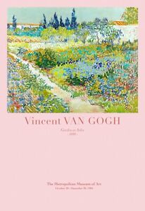 Vincent Van Gogh Jardin fleuri d'Arles - 1888 - Poster