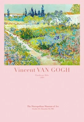Vincent Van Gogh Jardin fleuri d'Arles - 1888 - Poster - Image 1 of 4