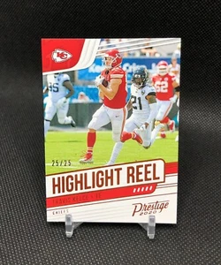 2020 Prestige Travis Kelce /25 “HIGHLIGHT REEL” ORANGE Xtra Points SSP (25/25) - Picture 1 of 15