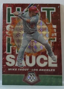 2021 Panini Mosaic Hot Sauce GREEN MOSAIC #HS1 Mike Trout    M11 - Picture 1 of 1