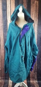 White Sierra  Vintage 90s 1/4 Zip Pullover Windbreaker Men's Size M Front Pocket - Picture 1 of 12