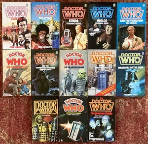 Lot 13 Doctor Who Paperback Books / Target Publishing - Imagen 1 de 3