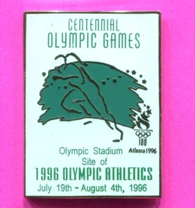 1996 OLYMPIC PIN OLYMPIC STADIUM VENUE PIN TRACK AND FIELD JULY 19TH-AUG 4 1996 - Picture 1 of 1