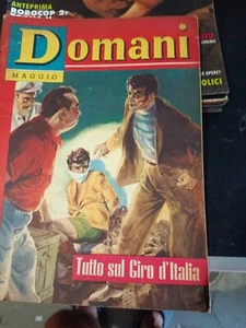 LOTTO 2 RIVISTE 1951 DOMANI PRESENTAZIONE CICLISMO GIRO D'ITALIA TOUR DE FRANCE - Foto 1 di 5