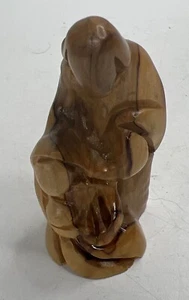 Vintage Wood  Nativity piece Mary Joseph and baby Jesus - Picture 1 of 5