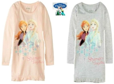 Disney FROZEN II Eiskönigin Anna Elsa Nachthemd 98 104 110 116 122 128  NEU  - Bild 1 von 4