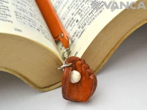 Guante de béisbol cuero marcador con dijes *VANCA* hecho en Japón #61564 - Imagen 1 de 9