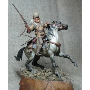 unmontierte 1/24 Resin Figuren Modell European Gunners zu Pferd unbemalt  - Bild 1 von 3