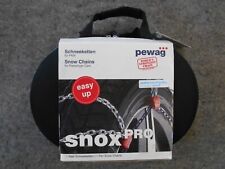 1 Paar unbenutzte Pewag Snox Pro SXP 505 Schneeketten mit Felgenschutz