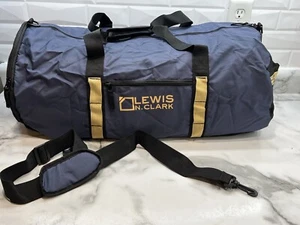 Lewis N. Clark Heavy-Duty Duffel Bag with Neoprene Gear Bag, 24in Blue & Gold - Picture 1 of 12