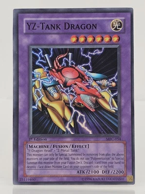 Yugioh YZ-Tank Dragon MFC-054 Super Rare 1st Ed LP - Image 1 of 3