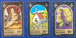 1981 New Zealand Set of 3 Christmas stamps. Mint Not Hinged, 14c, 30c, 40c - Picture 1 of 5