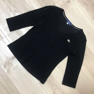 Burberry Blue Label Nova Check manga 3/4 logotipo bordado para mujer talla 38 - Imagen 1 de 6