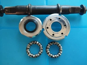 Vintage Steel Tange 35xP1 BB Tapered Bottom Bracket English Thread Retro Bike - Picture 1 of 3