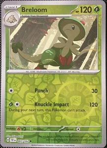 Breloom 007/162 SV05: Temporal Forces Reverse Holo - Pokémon Card - Picture 1 of 2