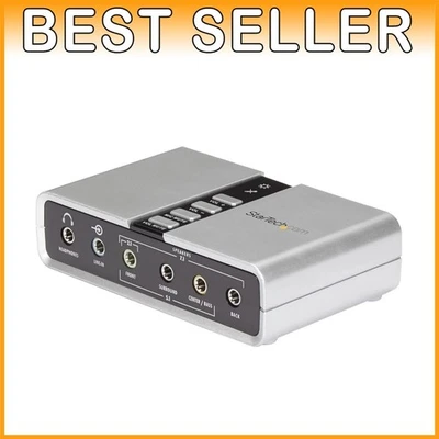 7.1 Channel USB Audio Card - Windows Compatible - Image 1 of 4