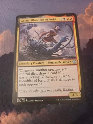 MTG EDH Custom Commander Deck: Garna, Bloodfist Of Keld - RB Goblins - Image 1 of 4
