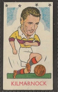 KIDDYS FAVOURITES-FOOTBALL STARS 1950 (BLACK STARS)-#105- MOTHERWELL KILMARNOCK  - Picture 1 of 2