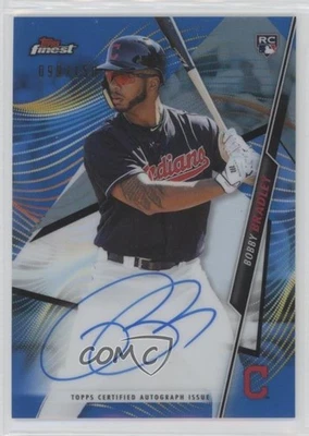 2020 Topps Finest Blue Refractor /150 Bobby Bradley #FA-BBR Rookie Auto RC - Image 1 of 2