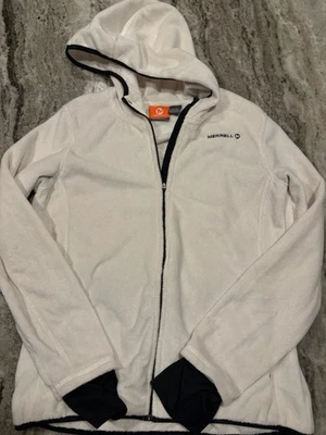 Женская флисовая куртка на молнии Merrell с 2 карманами реглан мягкая пушистая. Большой - Изображение 1 из 4