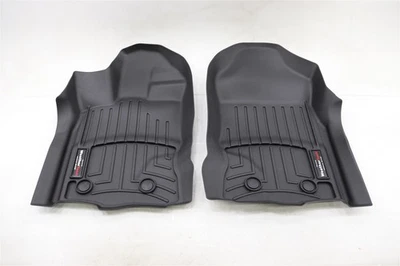 NUEVO Juego de revestimiento de piso delantero WeatherTech negro 4415181 Ford Ranger 2019-2023 Foto 1 de 4