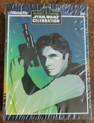 2015 STAR WARS CELEBRATION MINI PIX PROMO CARD SET OF 34 HAN LUKE LEIA C-3PO - Image 1 of 2