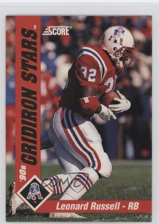 1992 Score Gridiron Stars Leonard Russell #18 - Image 1 of 2