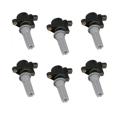 Juego de 6 bobinas de encendido SIFD496-6 para Lincoln LS Jaguar S-Type 2000-2003 Foto 1 de 4