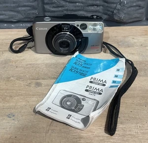 Canon Sure Shot 105 Zoom SAF analoge Kleinbildkamera getestet funktioniert mit Handbuch - Bild 1 von 12