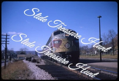 Erie Lackawanna Railroad Locomotive Corning New York 35mm Slide 1960s Kodachrome - Image 1 of 3