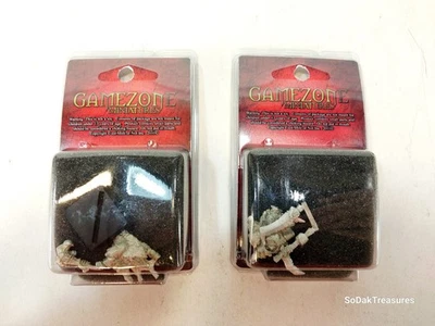 Gamezone Fantasy Mini 28mm Goblin Hero & Goblin Shaman LOT of 2 - Image 1 of 4