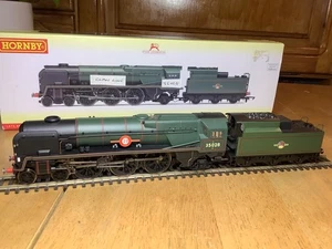 Hornby BR 4-6-2 Rebuilt Merchant Navy Class Loco 35028 Clan Line with TTS Sound - Picture 1 of 6