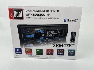 Dual • Digital Media Receiver w/ Bluetooth • 200W • XRM47BT • Brand New/Open Box - Image 1 of 4