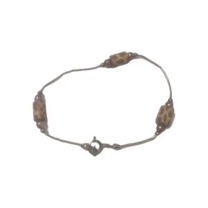 Pulsera de plata de ley 925 de 7" - Imagen 1 de 3