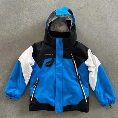 Obermeyer Boys Bolide Snow Ski Jacket Waterproof I-Grow Hooded Compass Size 5 - Image 1 of 4