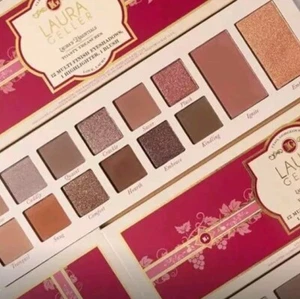 Laura Geller TOASTY TREASURES 12 Multi-Finish Eyeshadows - 1 Highlighter & Blush - Picture 1 of 5