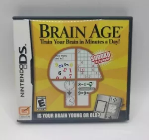 Brain Age: Train Your Brain in Minutes a Day Nintendo DS, 2006 CIB Manual - Picture 1 of 5
