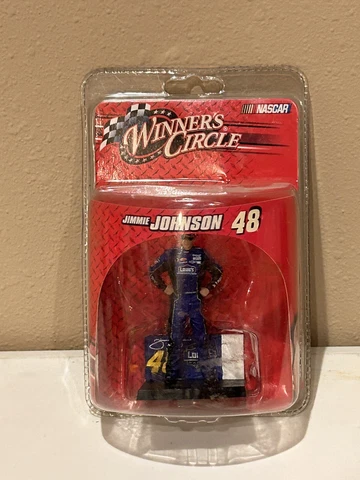 Jimmie Johnson Winners Circle Figure Still In Box Cover